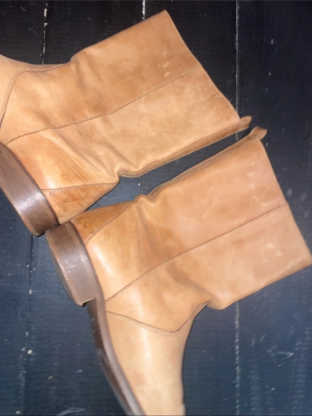 J.Crew Women’s Light Brown Mid-Calf Buckle Boots